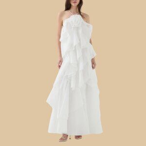 Aje Pandorea Layered Maxi Dress
